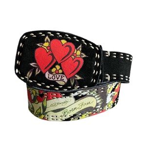 Vintage Ed Hardy Belt, Medium
